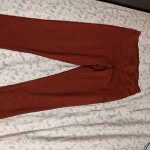Adidas climalite high-rise leggings maroon sz M
